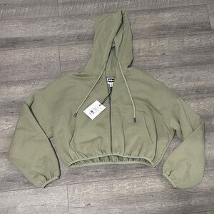 Women's Olive Bomber Jacket